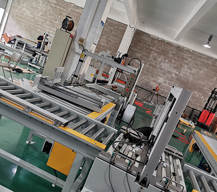 输送滚筒打包线