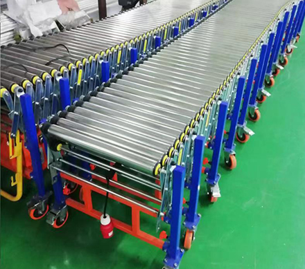 可伸缩滚筒输送线