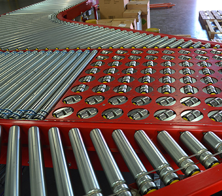 摆轮滚筒输送线