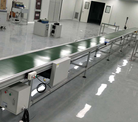 绿色pvc皮带输送线