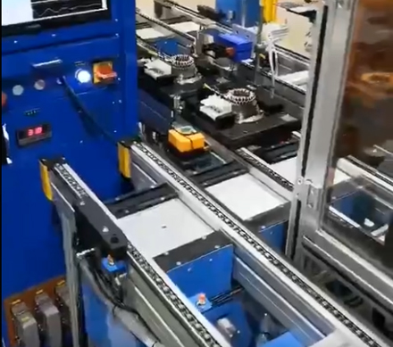 电机组装倍速线视频