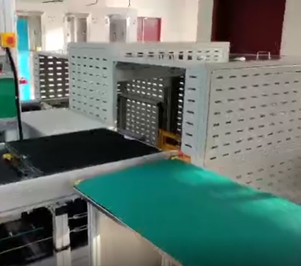 显示器组装3倍速链生产线